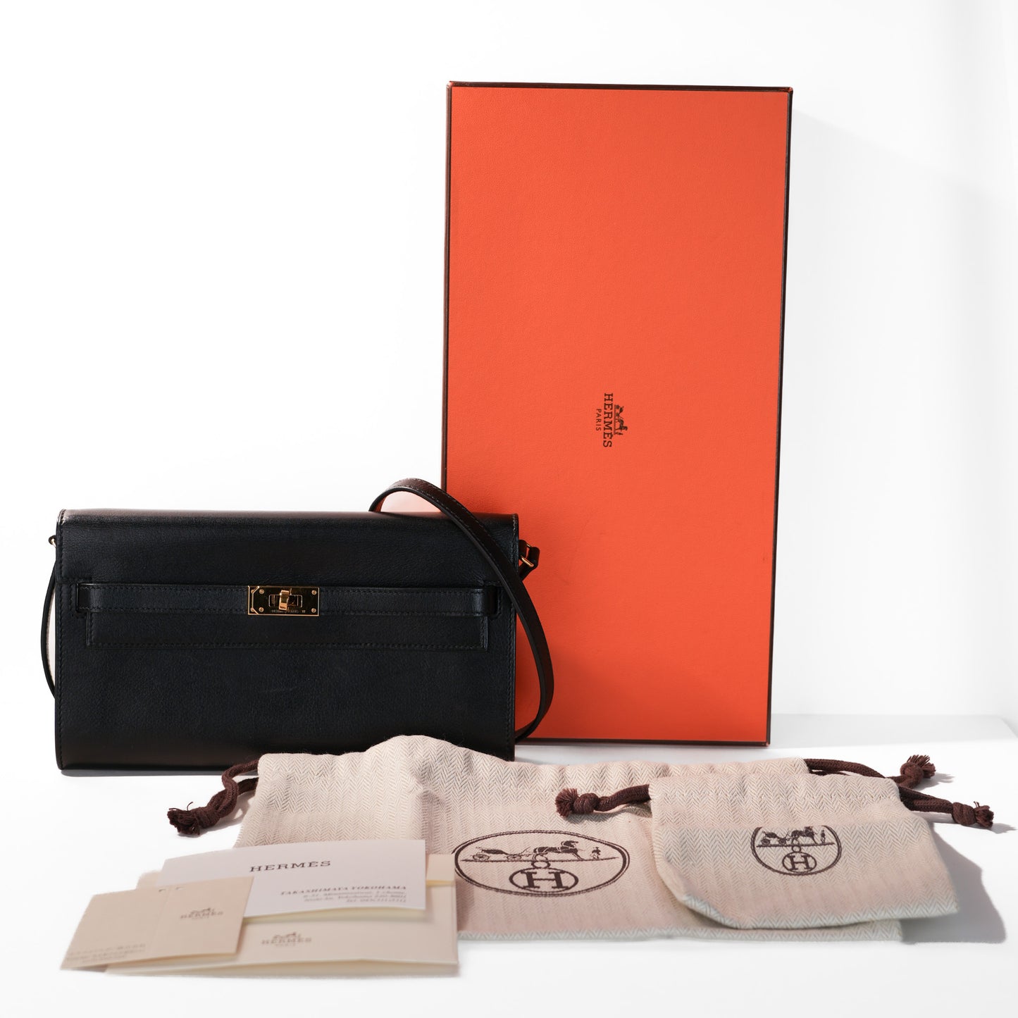 ケリーウォレット トゥーゴー ヴォースイフト ブラック ゴールド金具 B:2023年