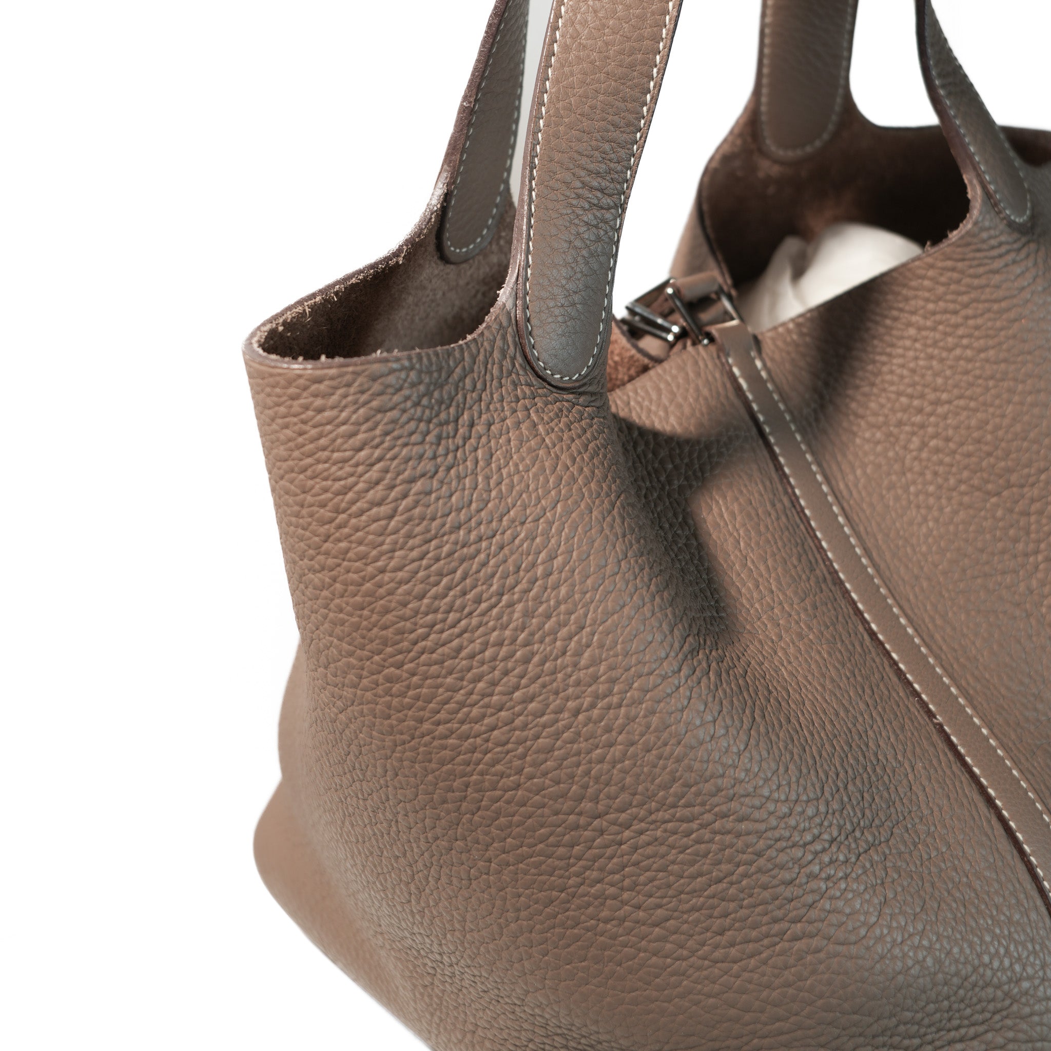 ピコタン22 MM トリヨンクレマンス エトゥープ シルバー金具 J:2006年