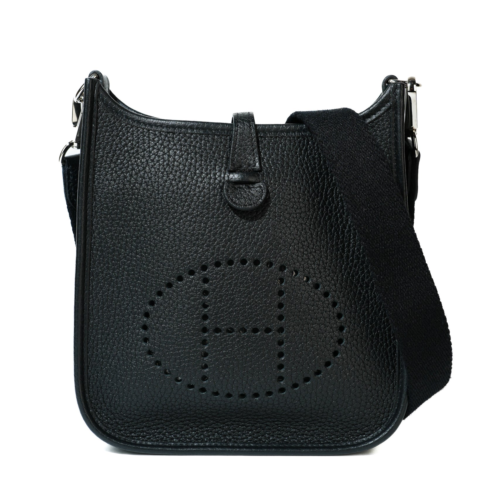 Evelyn 16 TPM Amazon Taurillon Clemence Noir Silver Hardware Y:2020