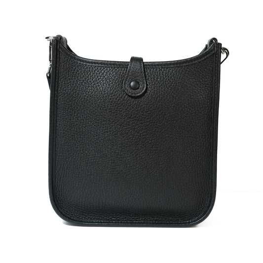 Evelyn 16 TPM Amazon Taurillon Clemence Noir Silver Hardware Y:2020