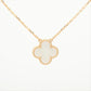 Van Cleef & Arpels Vintage Alhambra pendant, 18K yellow gold, mother-of-pearl