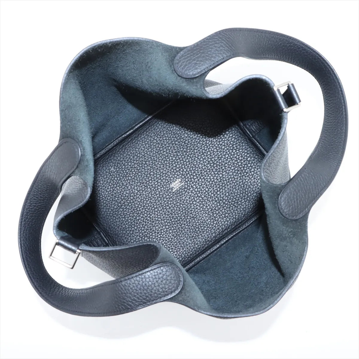 Picotin Lock 22 MM Taurillon Clemence Noir Silver Hardware D:2019