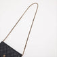 Matelasse Caviar Skin chain wallet black