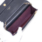 Matelasse Caviar Skin chain wallet black