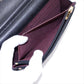 Matelasse Caviar Skin chain wallet black