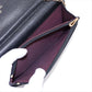 Matelasse Caviar Skin chain wallet black