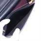 Matelasse Caviar Skin chain wallet black