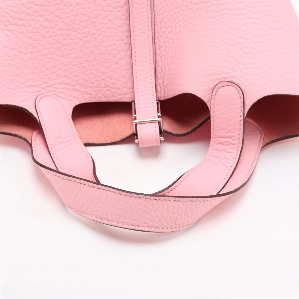 Hermes Picotin Lock 18 PM, Taurillon Clemence, Rose Sakura, silver hardware: Z