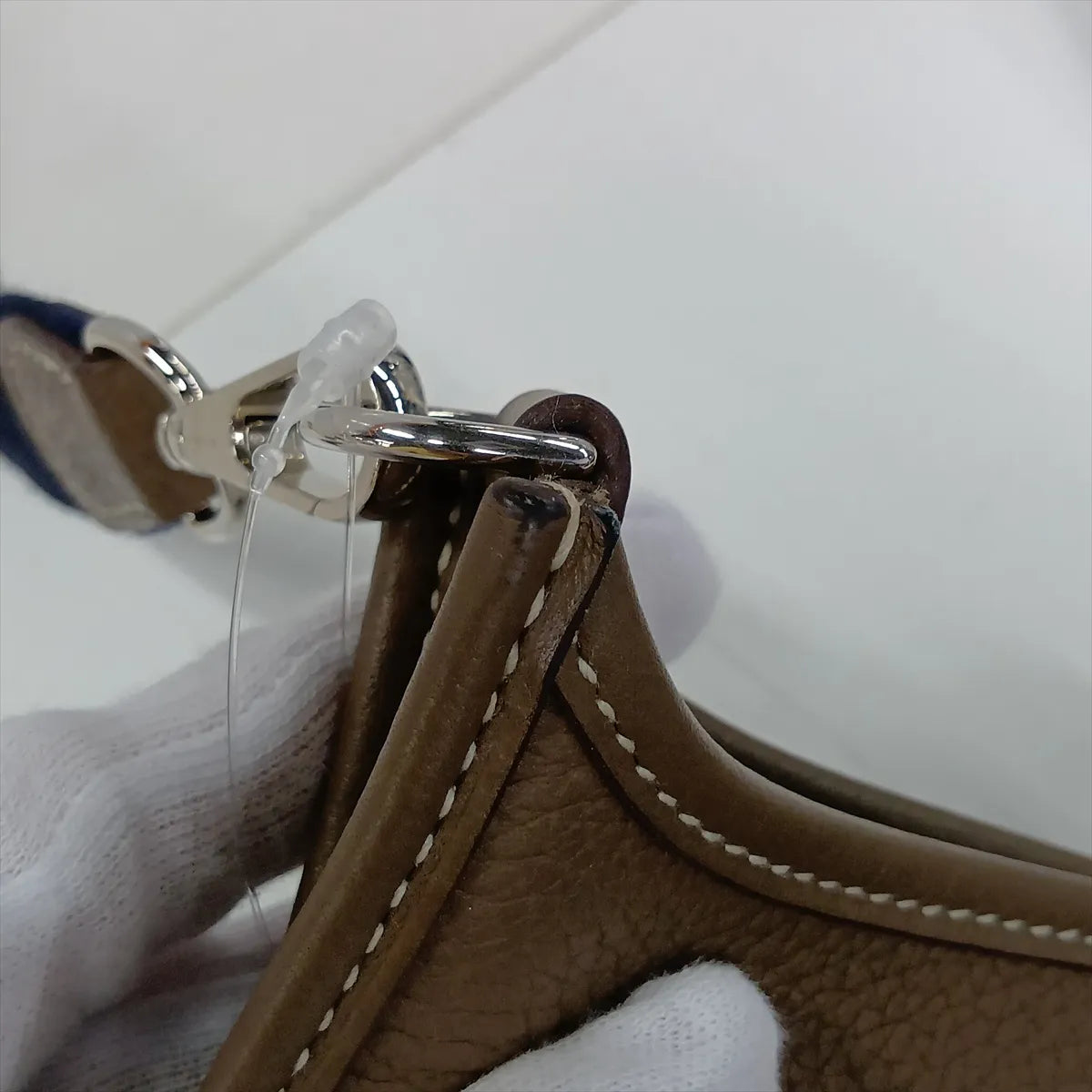Hermes Evelyne 16 TPM Amazon Taurillon Clemence Etoupe Silver Hardware Y Stamp