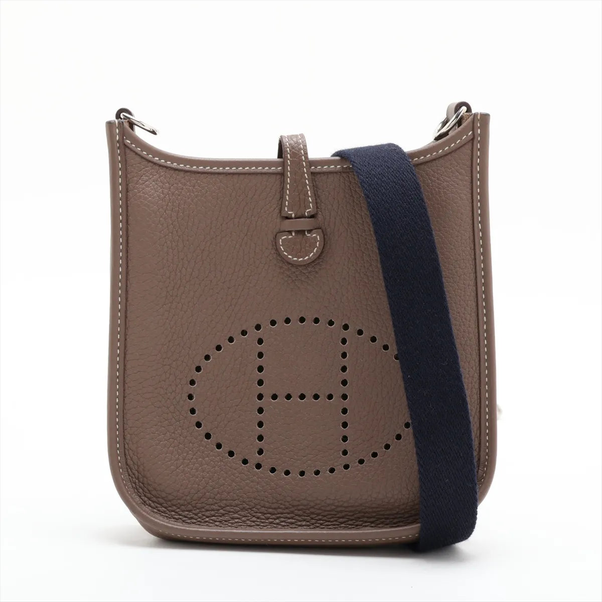 Hermes Evelyne 16 TPM Amazon Taurillon Clemence Etoupe Silver Hardware Y Stamp